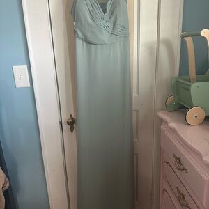 Elegant sage green gown